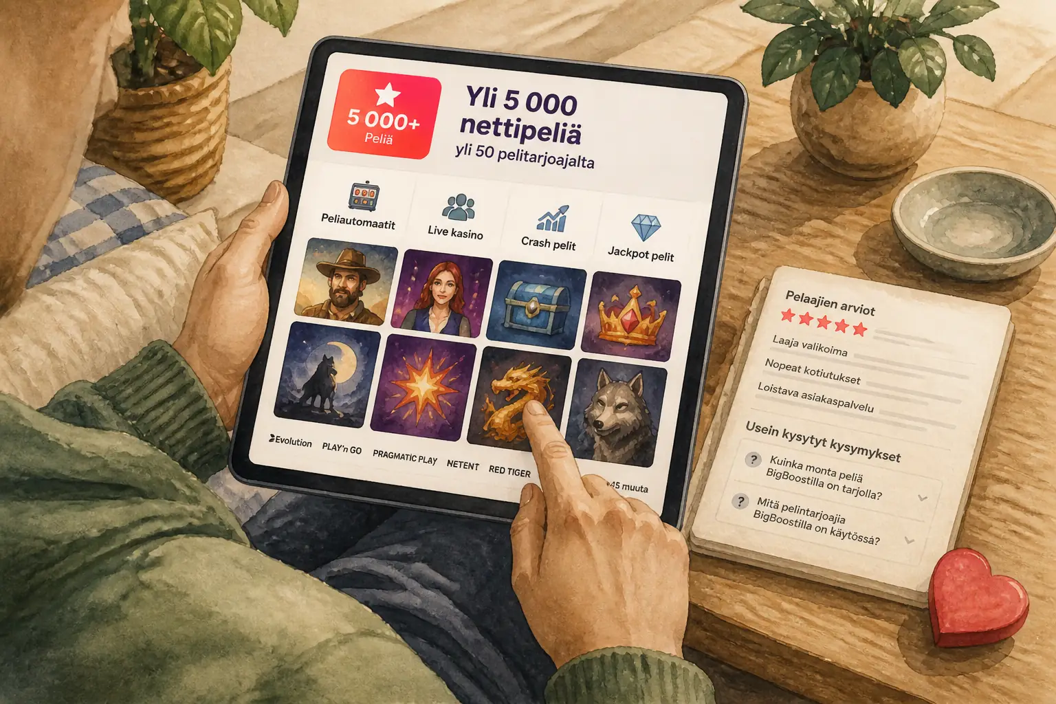 BigBoost pelejä – yli 5 000 nettipeliä visual guide for BigBoost Casino